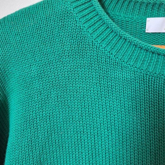 EUC LILLY PULITZER GREEN 100% COTTON CREW NECK PULLOVER SWEATER SMALL - Picture 7 of 14